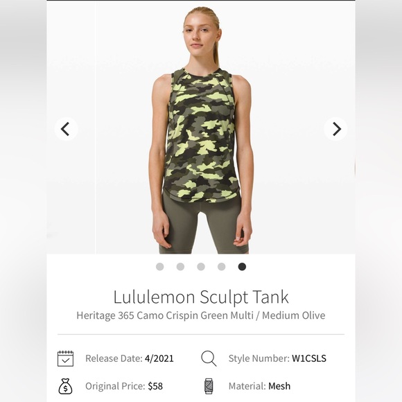 EUC Lululemon Sculpt Tank - Picture 4 of 4